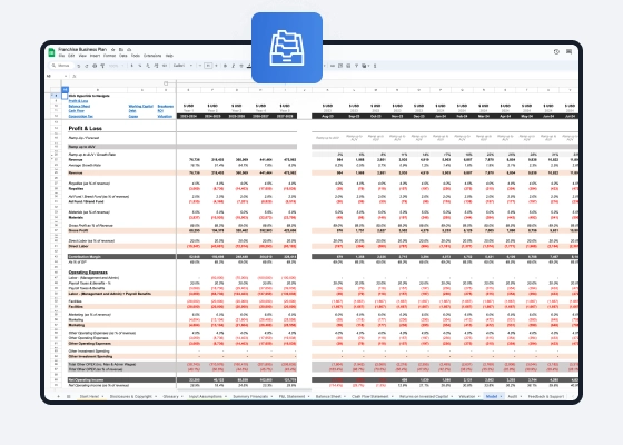 Access our financial model directory